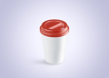 Coffee Cup Animated Mockup PSD