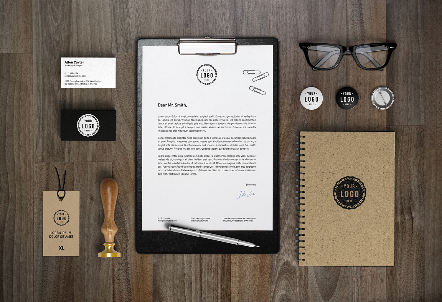 Free Branding Identity Mockup