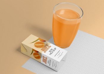 Free Healthy Juice Packaging Mockup