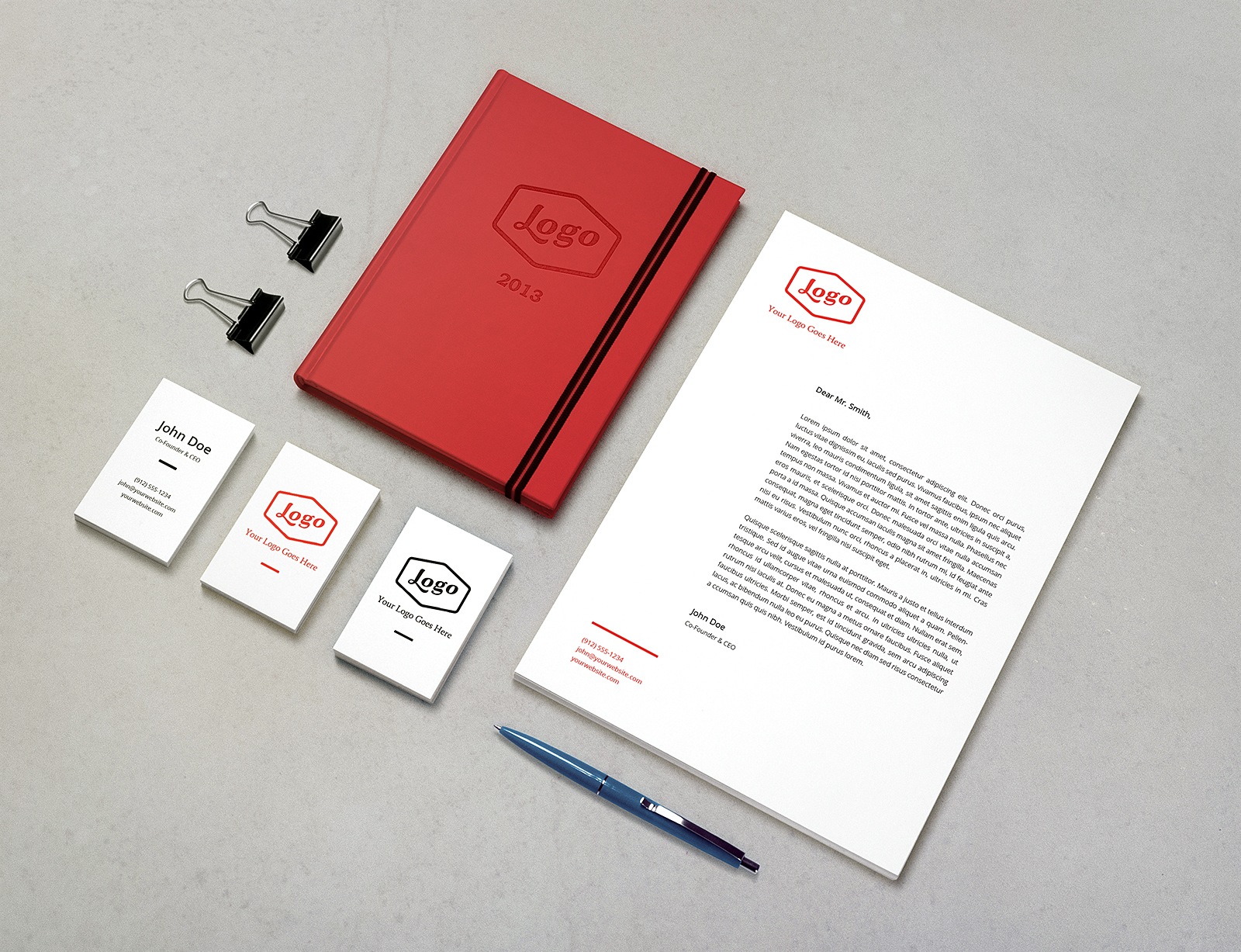 Free Identity Branding Mockup