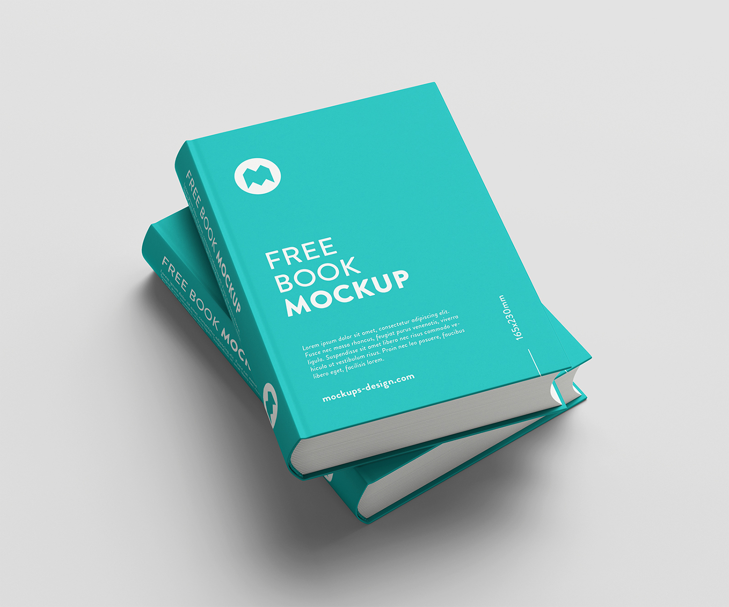 Free Thick Hardcover Book Mockup