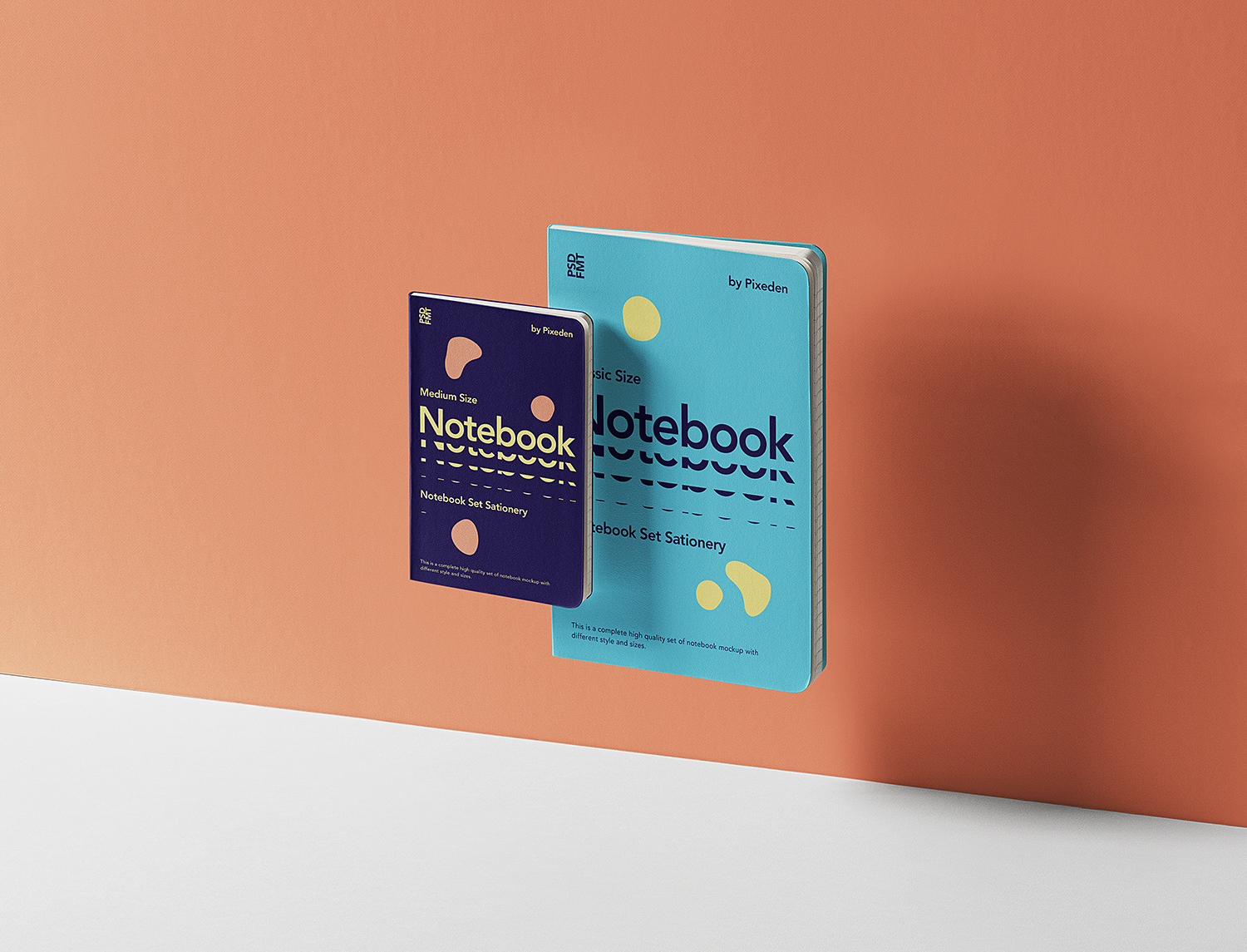 Gravity Notebook Set Mockup