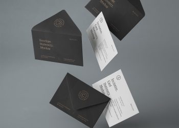 Gravity PSD Invitation Mockup