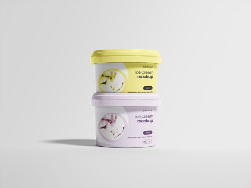 Ice Cream Package Mockup