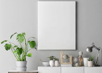 Interior Poster Frame Mockup Free