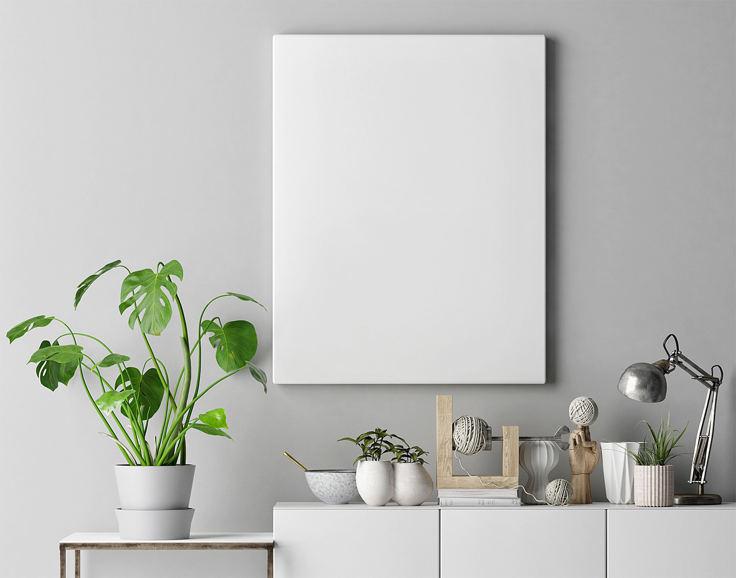 Interior Poster Frame Mockup Free