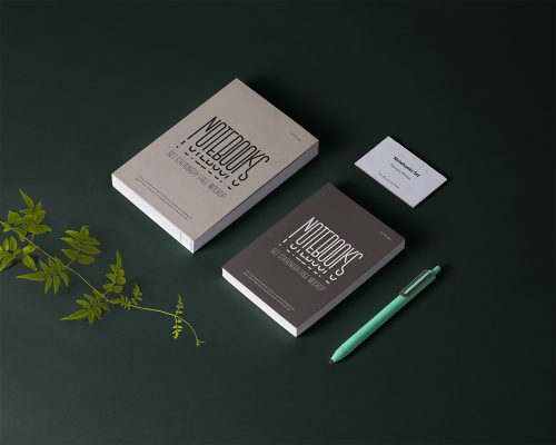 Notebook Stationery Mockup