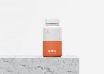 Pills Bottle Mockup