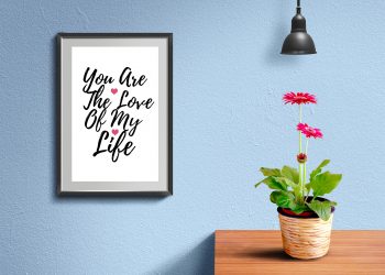 Wall Frame and Poster Mockup