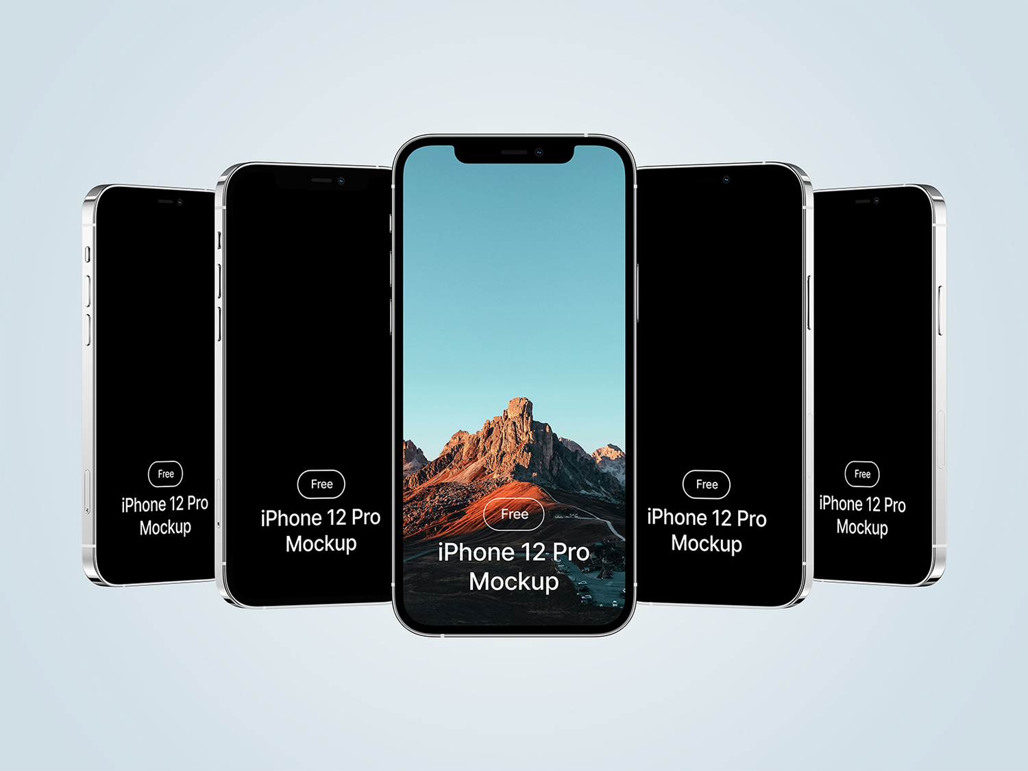 iPhone 12 Pro Free Mockup