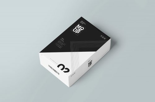 Free Customizable Card Box Mockup