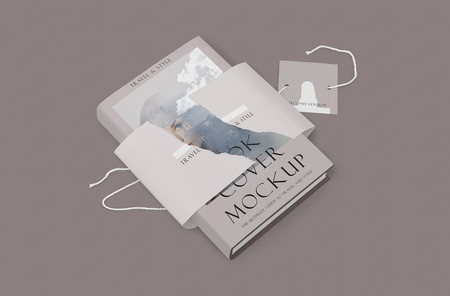 Free Customizable Hardcover Book Mockup