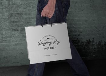 Free Customizable Shopping Bag Mockup PSD
