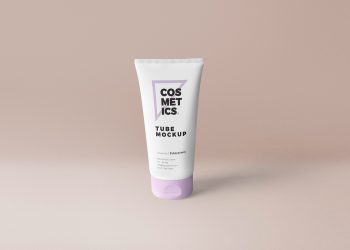 Free Customizable Tube Packaging Mockup