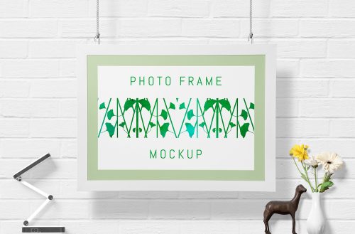 Free Gorgeous Wall Frame Mockup