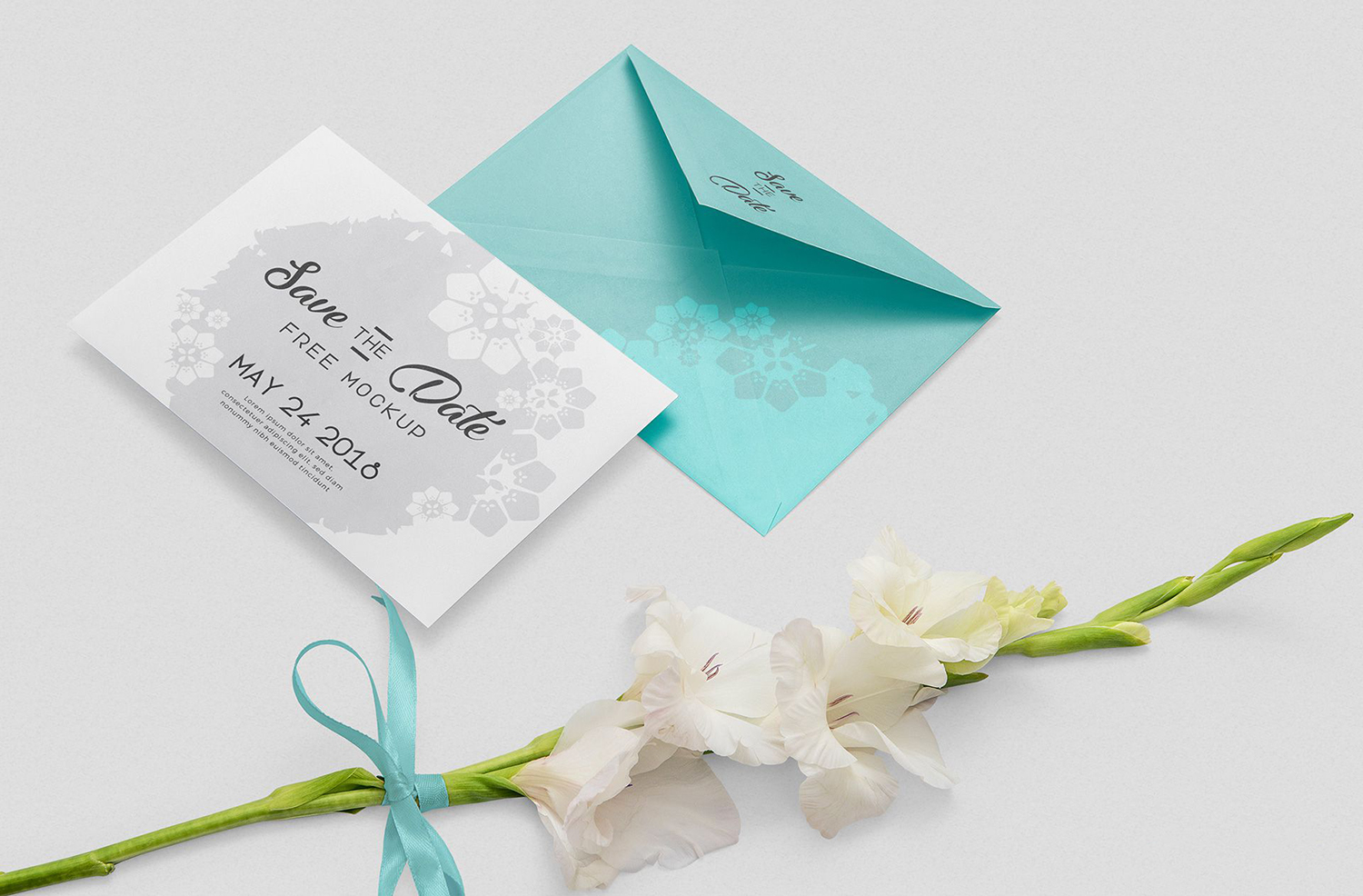 Free Greeting Card Mockup PSD