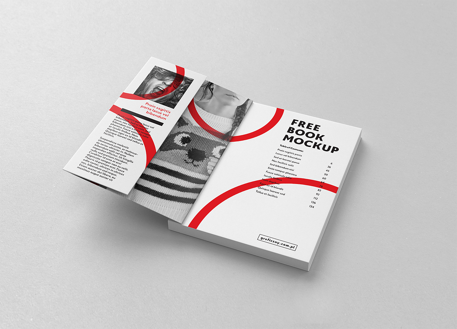 Free Softcover Book Mockup