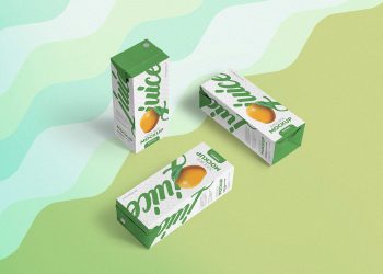 Free Juice Box Mockup