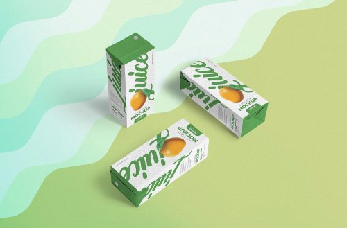 Free Juice Box Mockup