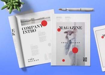 Free Magazine Ad Mockup