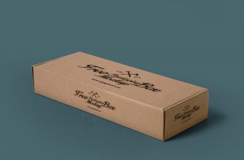 Free Packaging Box Mockup