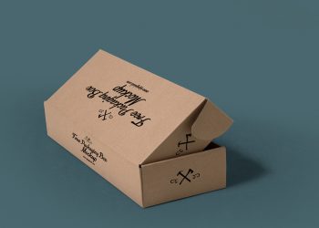 Free Packaging Box Mockup