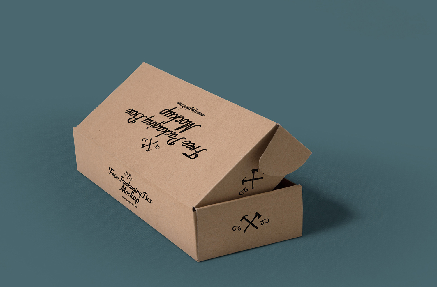 Free Packaging Box Mockup