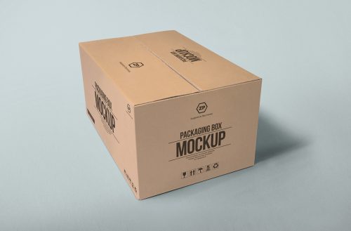 Free Packaging Box Mockup