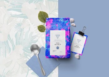 Free Packaging Pouch Mockup