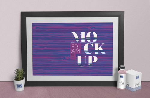 Free Photo Frame Mockup