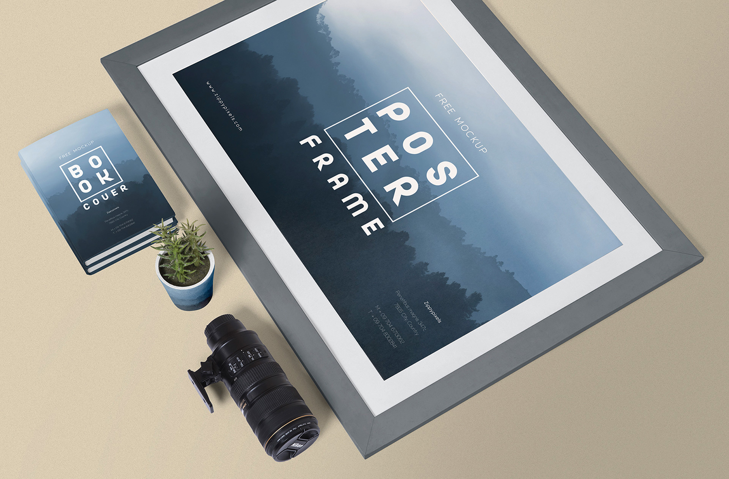 Free Poster Mockup PSD