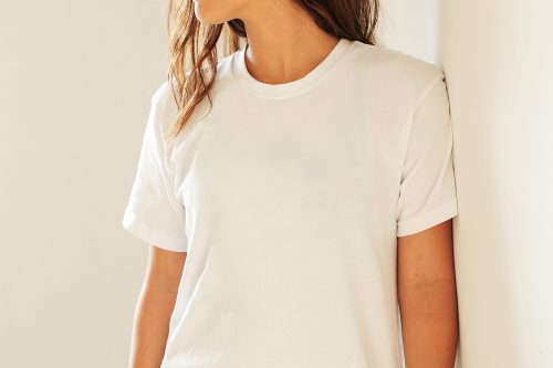 Girl T-Shirt Mockup Free