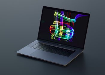 MacBook Pro Sketch Photoshop Mockup