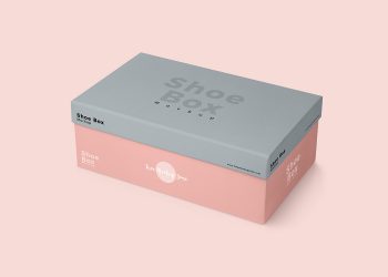 Shoe Box Mockup Free