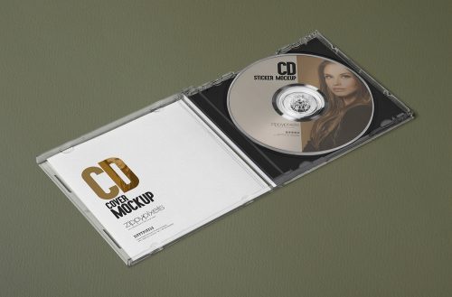 3 Free Outstanding Plastic CD Case Mockups