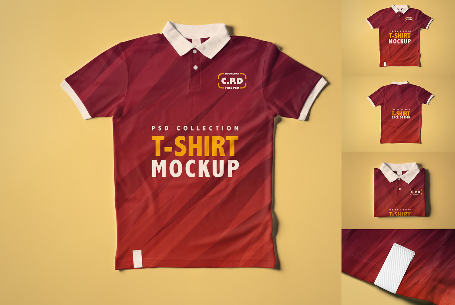Collar T-Shirt Mockup Collection