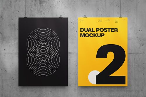 Dual Poster Mockup