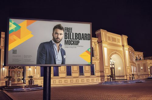 Free Billboard Mockup PSD