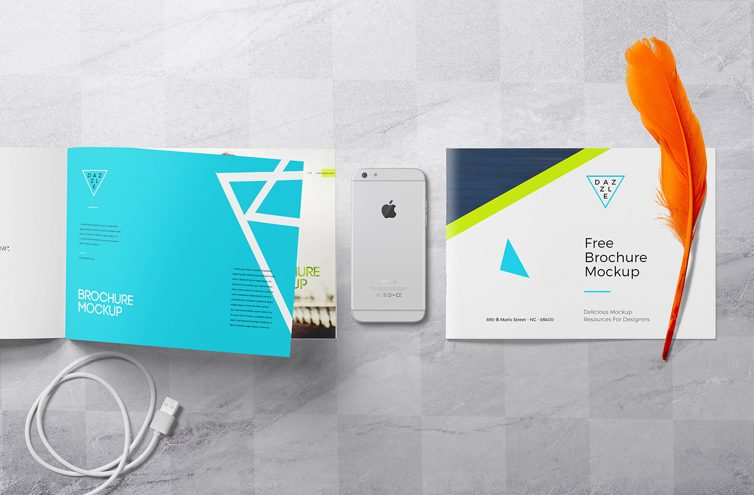 Free Brochure Mockup PSD