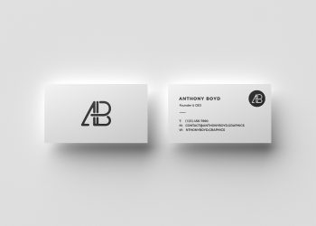 Free Business Card Mockup