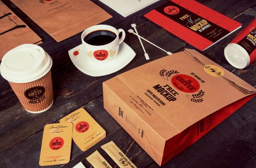 Free Coffee Branding Mockup