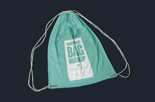 Free Fabric Bag Mockup