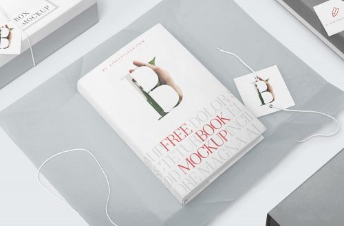 Free Fabulous Hardcover Book Mockup