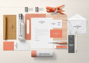 Free Gorgeous Branding Mockup Scene