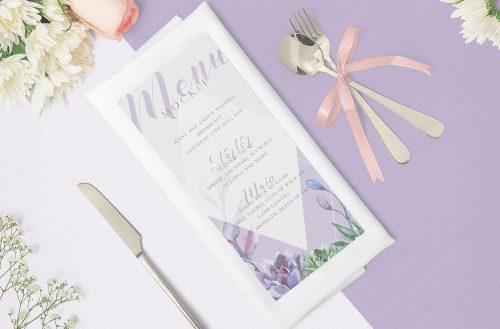 Free Gorgeous Restaurant Menu Mockup