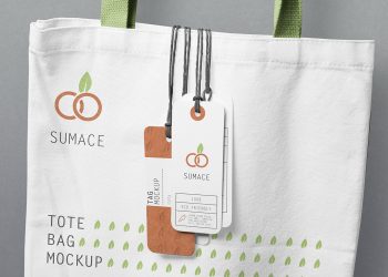 Free Label Tag Mockup PSD