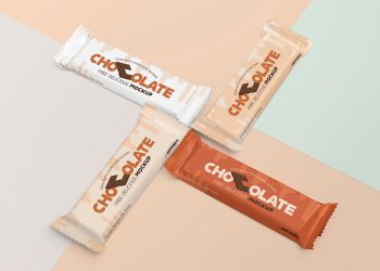 Free Luscious Chocolate Packaging Mockup