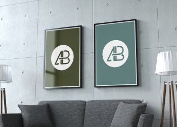 Free Realistic Poster Mockup