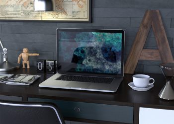 Free Realistic Retina Macbook Pro Mockup