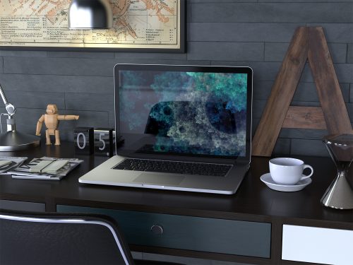 Free Realistic Retina Macbook Pro Mockup